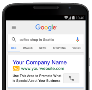 google my business advertentie
